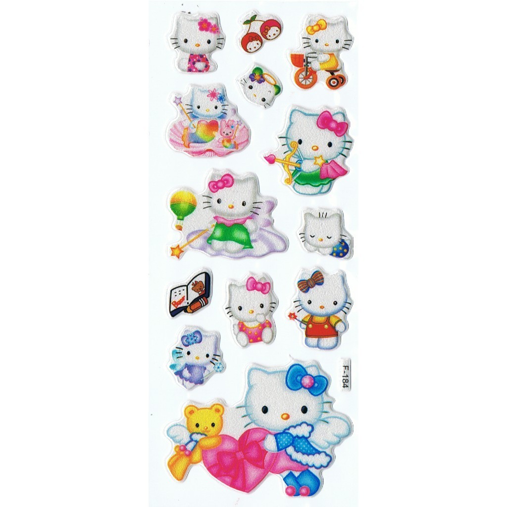 

SK150 - Sticker Stiker Penghargaan Motivasi Anak Foam Emboss Hello Kitty