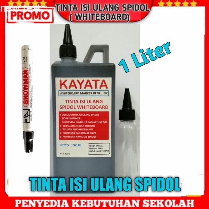 

Sarila Tinta Isi Ulang Spidol Whiteboard ( Isi 1 Liter) Awet Lebih Hemat