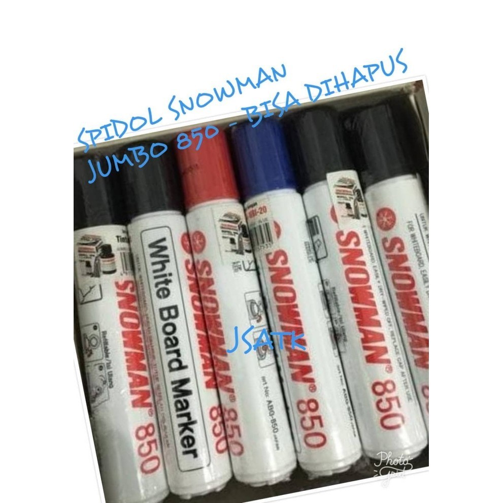 

Sarila Spidol Snowman Jumbo 850 Bisa Dihapus Per Lusin