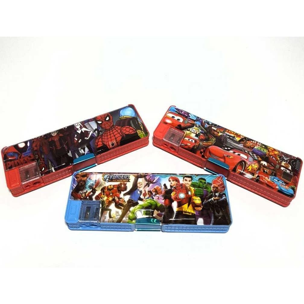 

Big Sale Harga Grosir 1Pcs Kotak Pensil Plus Serutan Karakter Tutup Magnet Garansi