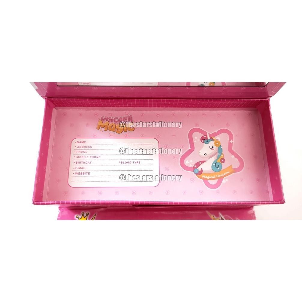 

8.8 (1 Biji) Kotak Pensil Karton Password 3D Kk-1299 Kk-1288 Kk-1299-3D / Tempat Pensil Fancy 8.8