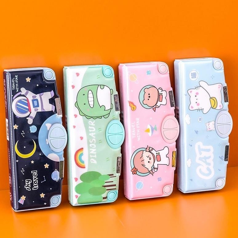 

Big Sale The Time: Tempat Pensil Bahan Plastik Multifungsi Untuk / Kotak Penyimpanan Alat Tulis Multifungsi / Kartun Lucu Tempat Pensil / Tempat Pensil Astronot Untuk Motif Unicorn Untuk Anak Sekolah Garansi