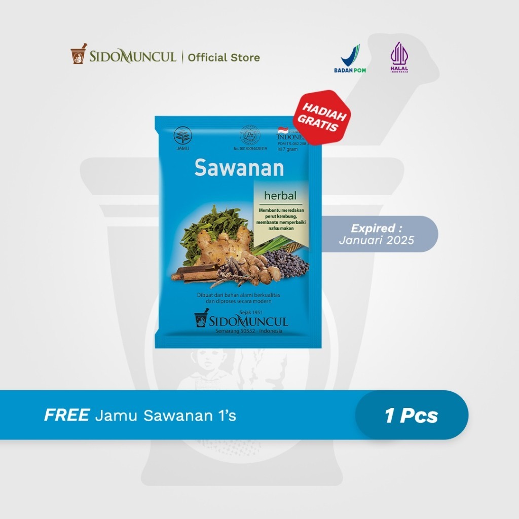 

Original Free Sido Muncul Jamu Sawanan 1'S - Untuk Anak Dan Dewasa