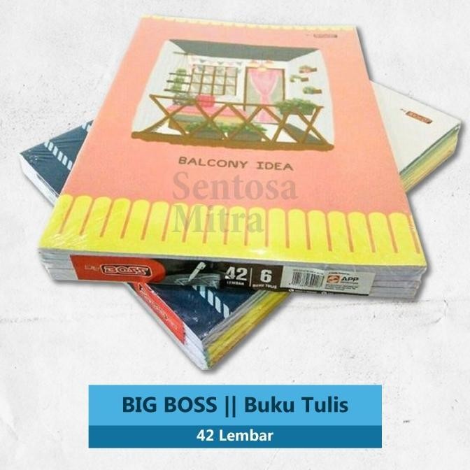 

Buku Tulis Big Boss 42 Lembar 1 Pack 6 Buku TAC