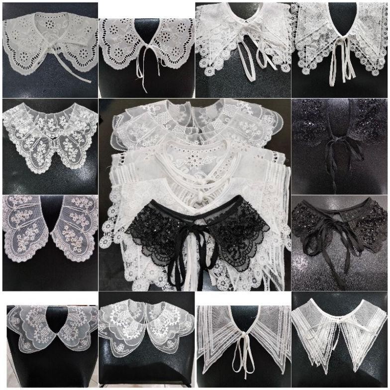 Renda Kerah Aplikasi Kerah/Kerah Palsu