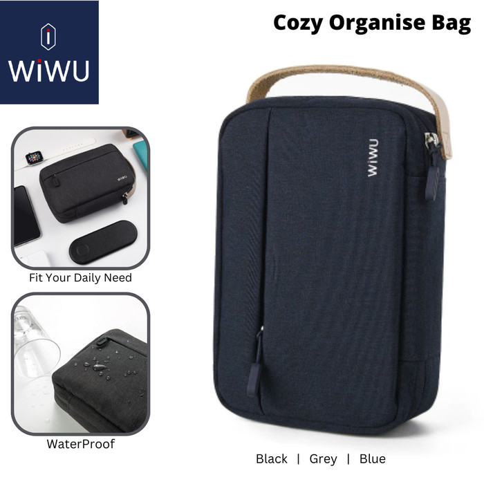 WIWU Travel Organizer Pouch Storage Bag Tas Handbag Clutch