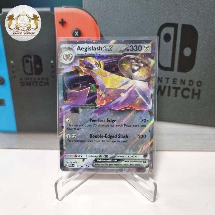 AEGISLASH EX 135/182 (PARADOX RIFT) - KARTU POKEMON TCG ENGLISH HARGA SPESIAL