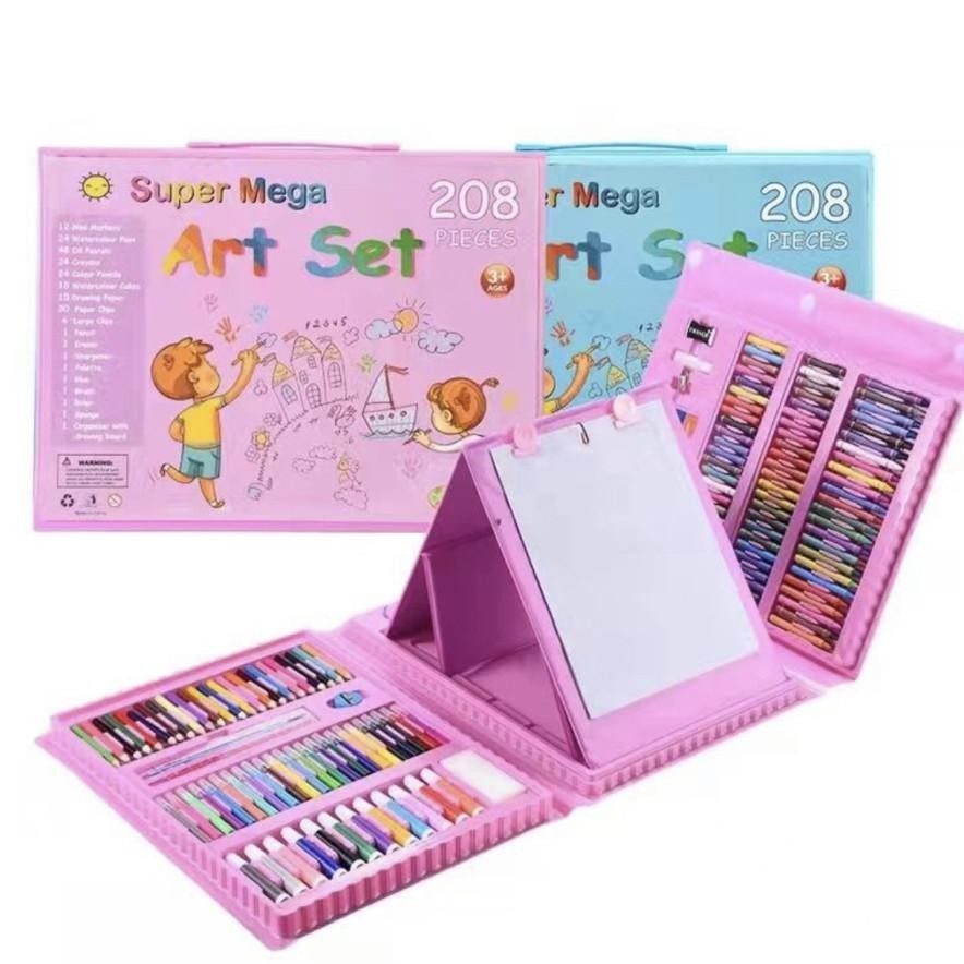 

MMA-1318 Crayon Set 208 pcs Pensil Warna Lengkap / Alat menggambar Mewarnai Sale