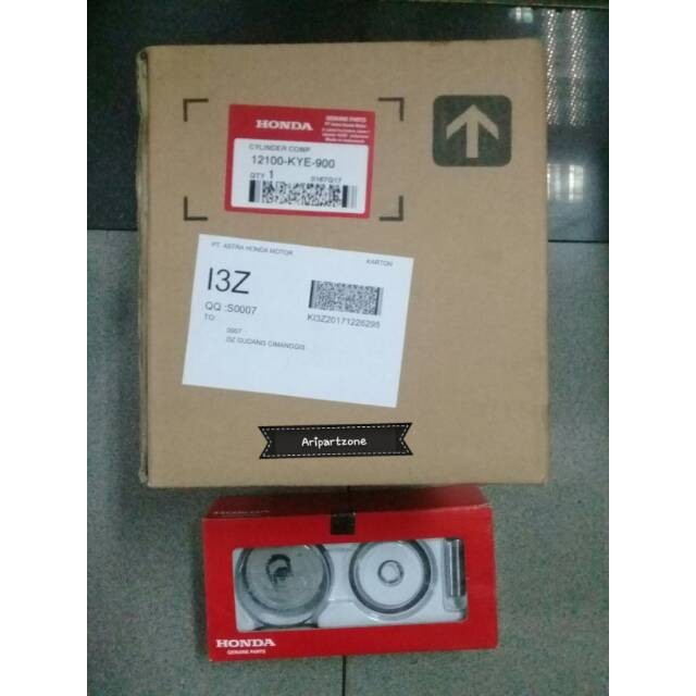 Paket lengkap Blok Seher megapro Monoshock Verza 150