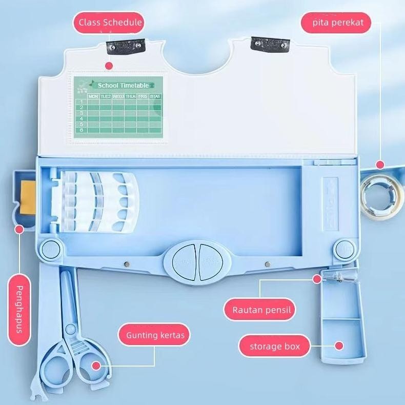 

LI34 Tempat pensil multifungsi kartun, tempat pensil multifungsi anak berkapasitas besar/Tempat pensil yang menyenangkan Terlaris