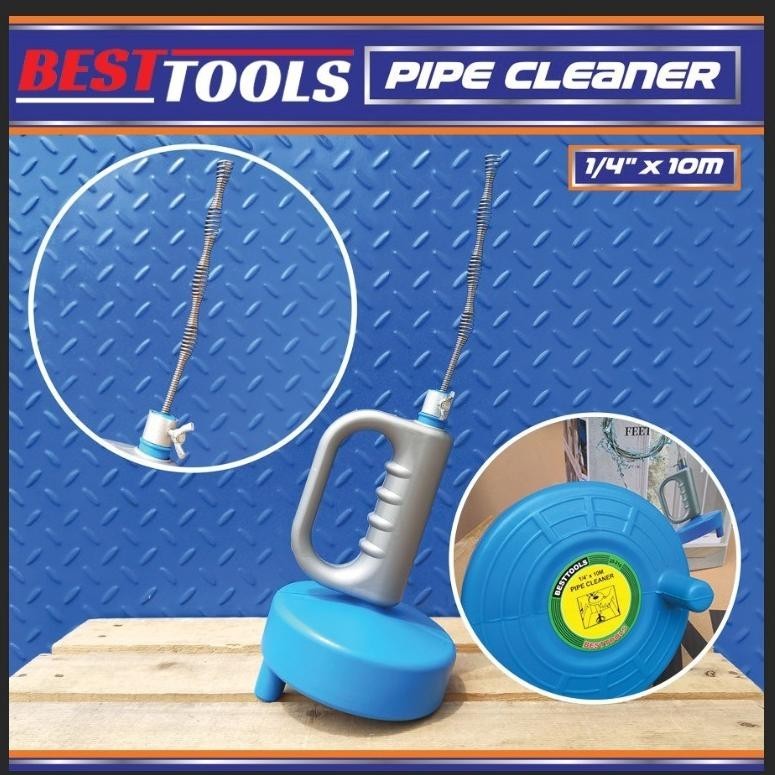 Pipe cleaner 15m kabel sling saluran air mt mampet BESTTOOLS PCM010 alat pembersih pipa drain