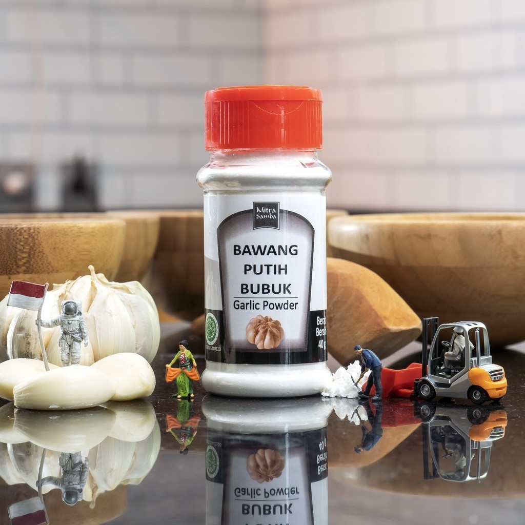 

MITRA SAMBA BAWANG PUTIH BUBUK 40 GR 100% ASLI & FRESH