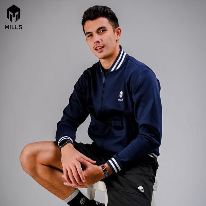 MILLS Jaket Olahraga Alpha Varsity Jacket MILLS ORIGINAL 8006