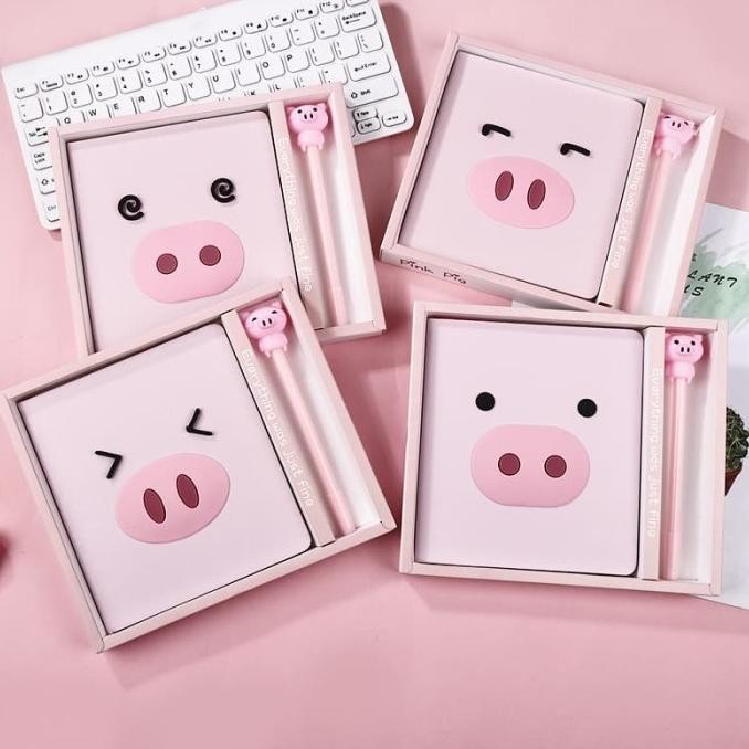 

Buku Tulis Set Unik / Book Set Edisi Piggy Imut