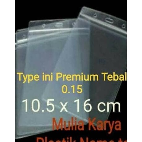 

Plastik Name Tag 10.5 X 16 Tebal 0.15 / Ka 0.15