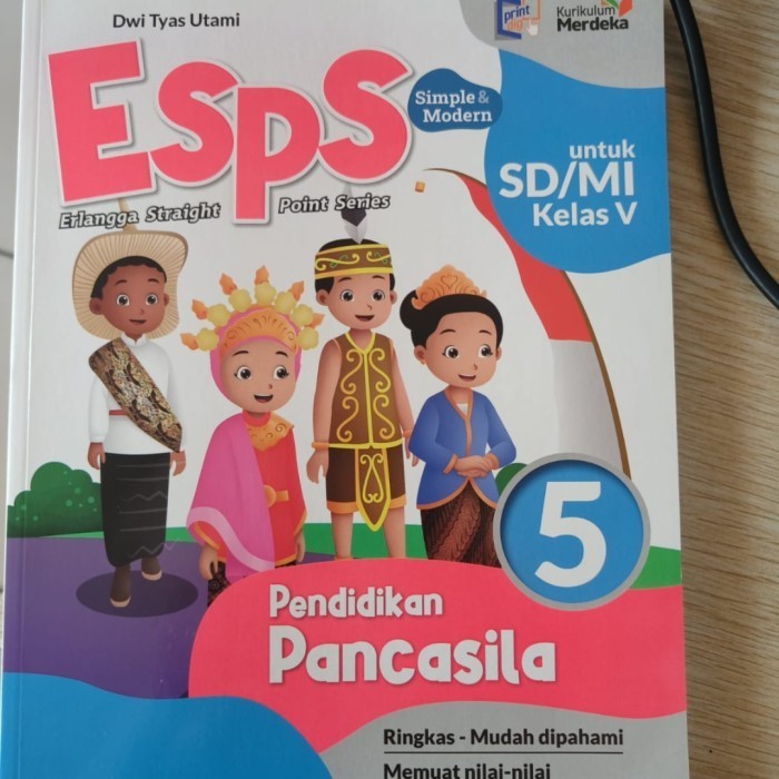 

ESPS PENDIDIKAN PANCASILA SD & MI KELAS 5 KURIKULUM MERDEKA ERLANGGA