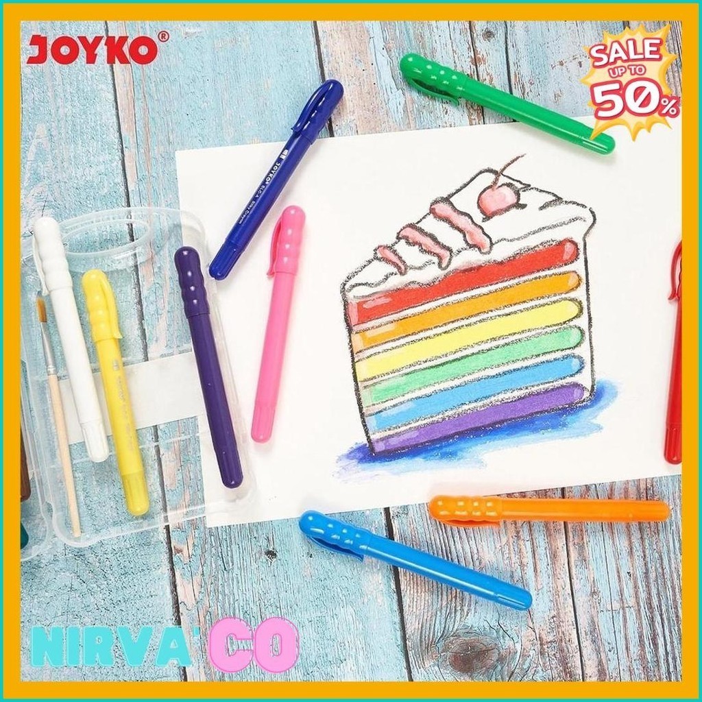 

Silky Crayon Krayon Halus Joyko Slc-A Warna Colors (Lagi Rame)
