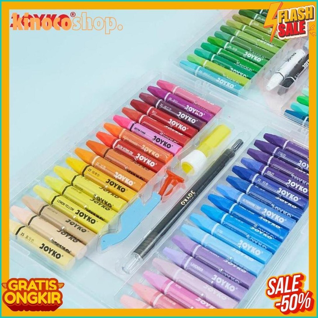

Crayon Joyko/Oil Pastel Joyko 55 Warna ( 1 Set ) (Cod)