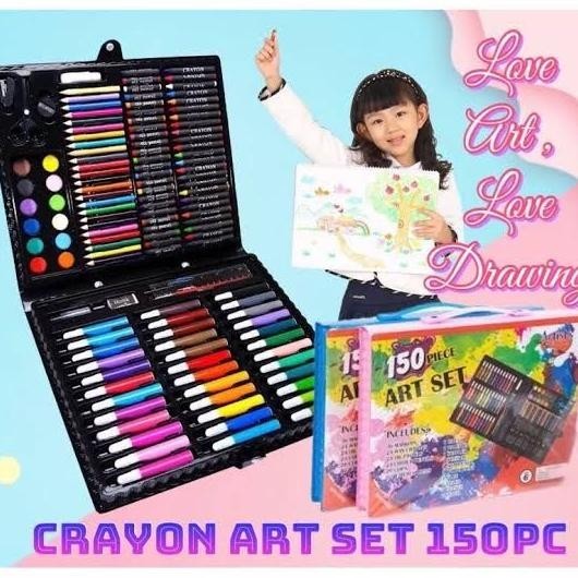 

Alat Tulis Set Crayon Colouring Set 150Pcs / Art Set 150Pcs Pensil Warna Set Alat Lukis Anak Krayon Set (Lagi Rame)