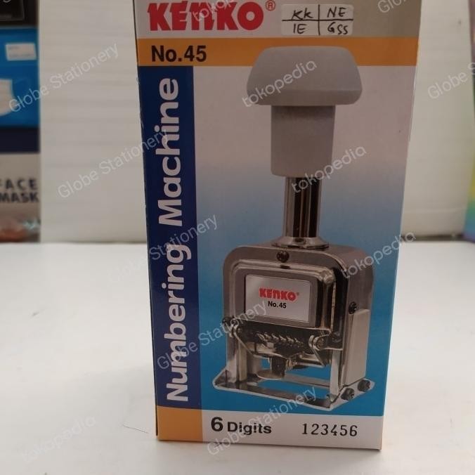 

Bombastic!! Numbering Maching Kenko No.45 ( 6 Digit / 6 Angka)