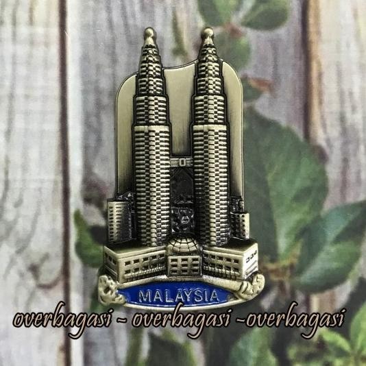 Magnet Kulkas Besi Twin Tower Malaysia Petronas