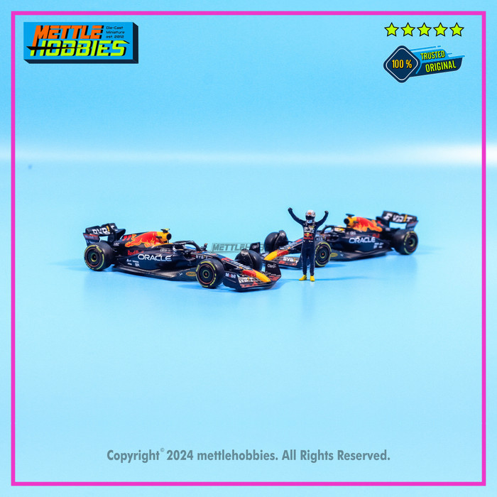 Ane Mini Gt Oracle Red Bull Racing Rb18 F1 Diecast Miniatur Mobil 1:64