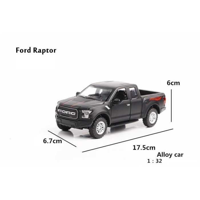 Ane 1:32 Ford Ranger F-150 F150 2017 Diecast Mobil Mainan Miniatur