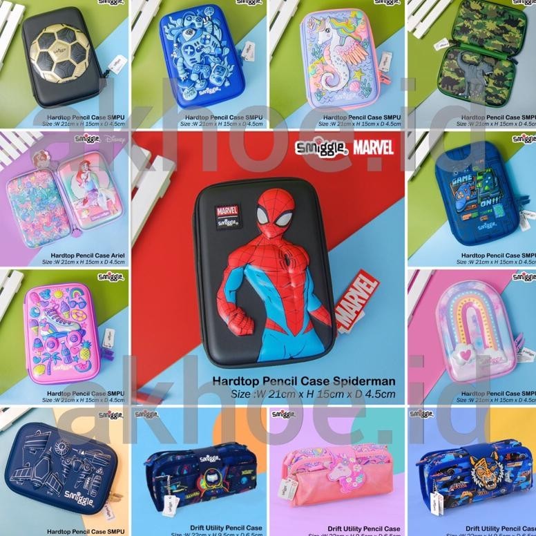 

Promo Smiggle Tempat Pencil Hard Case 3D Timbul Threefold Lipat Pouch Tarik Dompet Anak Sekolah Stationary Alat Tulis Viral