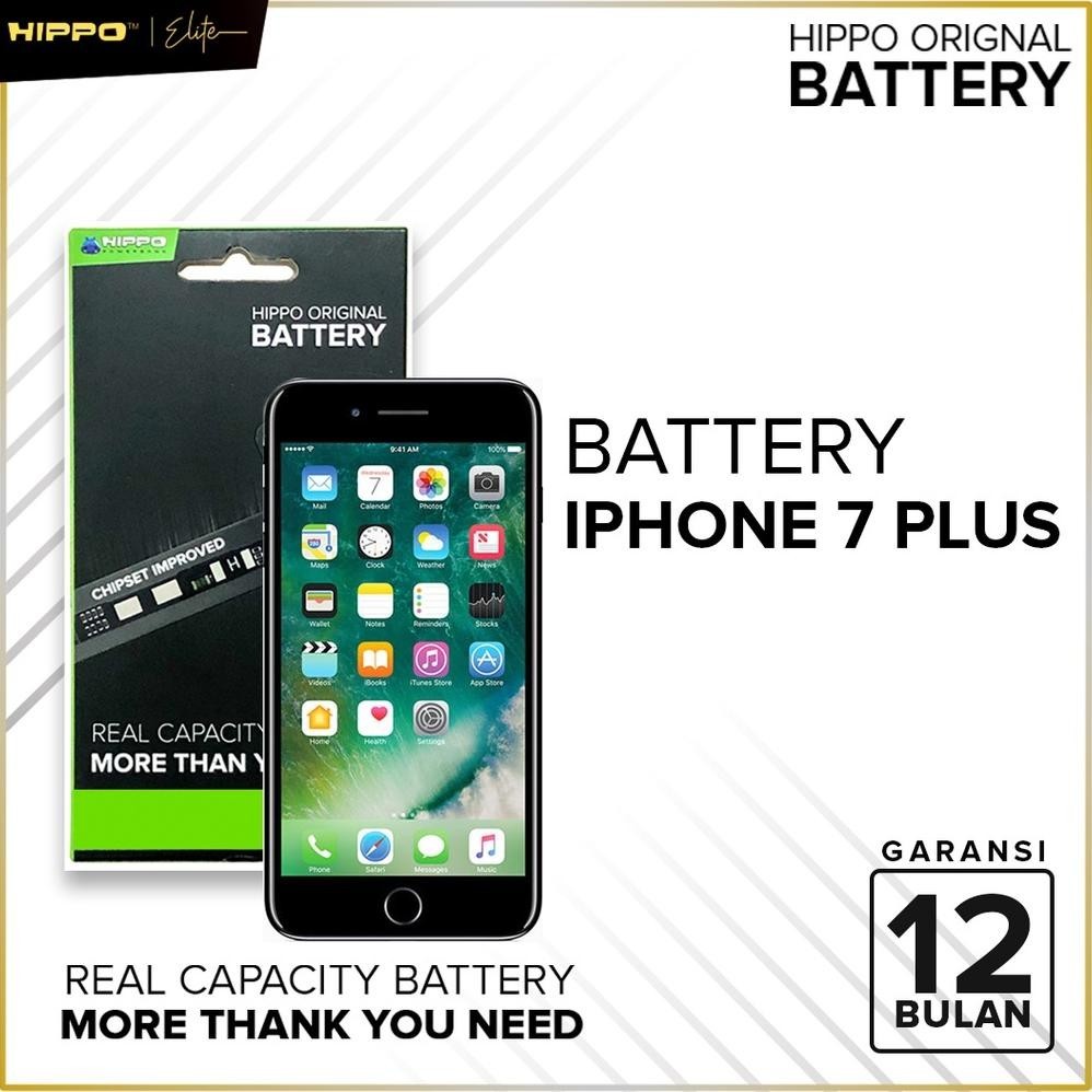 (PROMO) Hippo Baterai Baterry 100% ORI Baterai iPhone 7 Plus 2900Mah Original Batere Premium Batu Ba