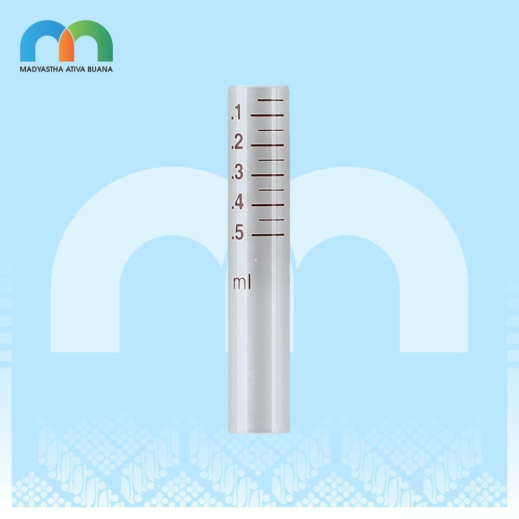 Socorex Sparepart Tabung Kaca 0.5Ml