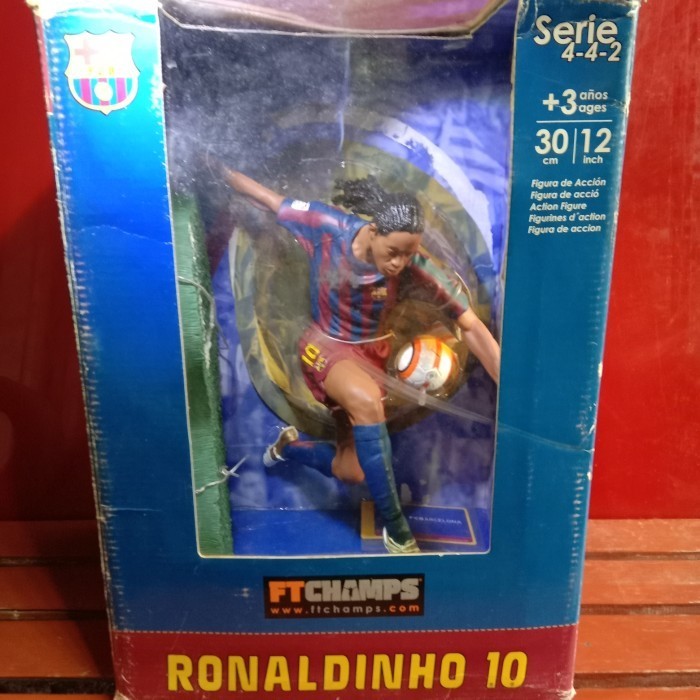 FTCHAMPS Action Figure Pemain Sepak Bola Ronaldinho