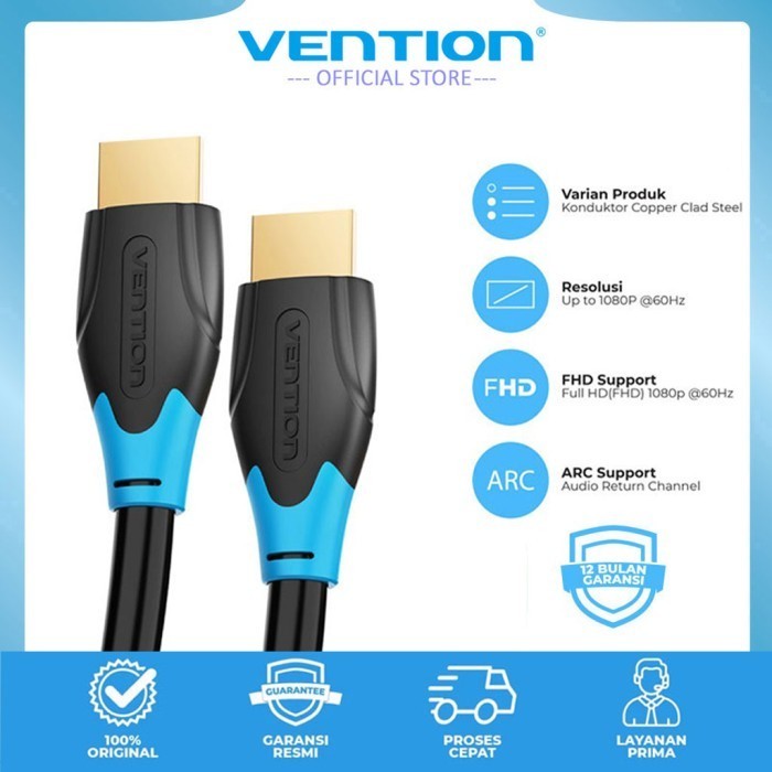 Vention 12M Kabel Male to Male for PC LCD Projector