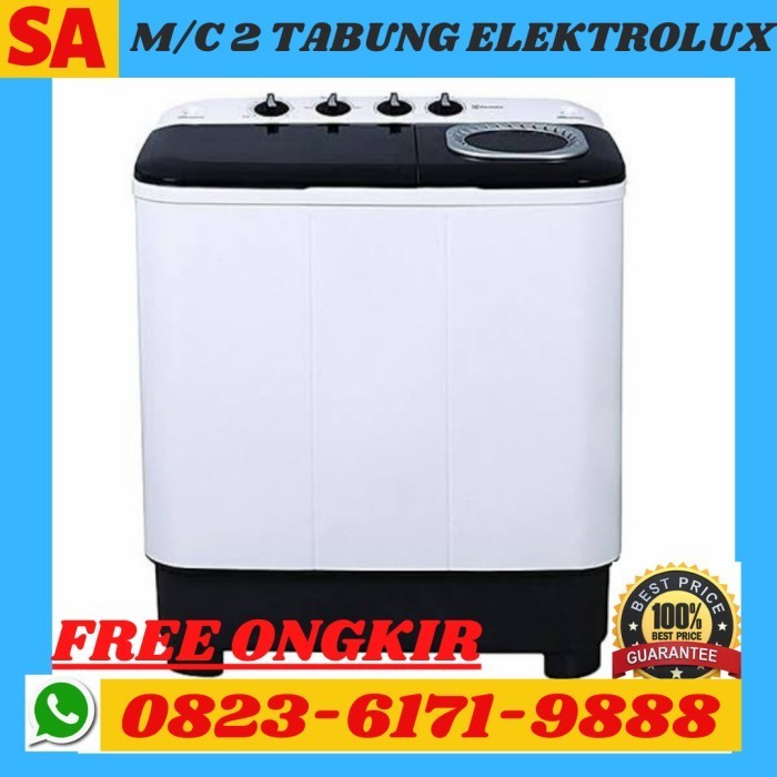 MESIN CUCI 2 TABUNG ELECTROLUX 11262W(10KG) PROMO