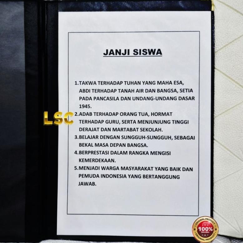 

Terbaru Perlengkapan map upacara isi 5 dengan atau tanpa slempang Termurah