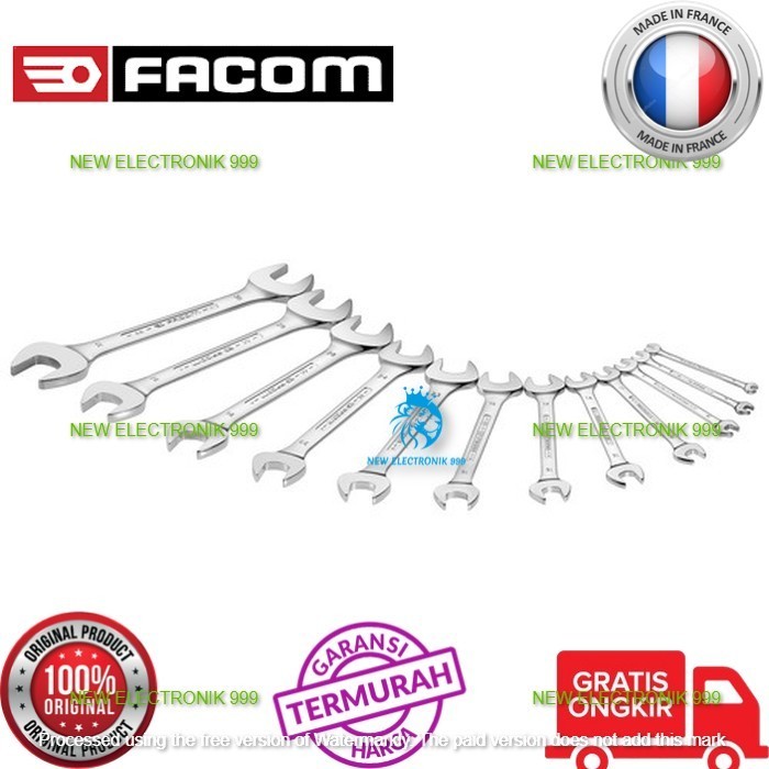 FACOM SET OF WRENCH 6-32MM 44.JE12 FM0000504