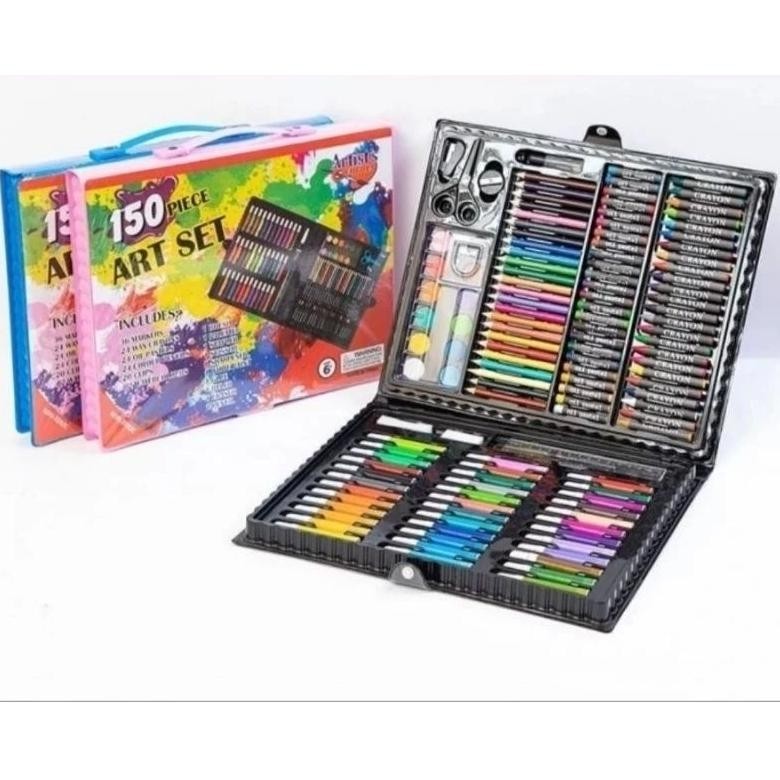 

Promo Gila Crayon / Crayon Set 150 Pcs / Krayon Pensil Warna Alat Lukis 150 Pcs Gratis Ongkir