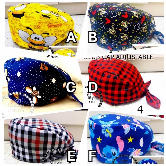 hat scrub .topi medis . topi dokter