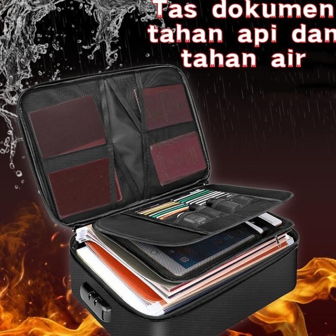 Tas Yimpan Dokumen Tas Dokumen F4 Tas File Dokumen Besar Tas Dokumen Tahan Api Dan Air Tempat Dokume