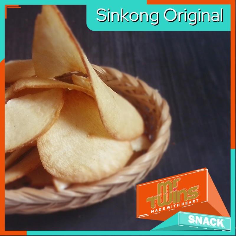 

Singkong Original berat 243 gram Mr Twins