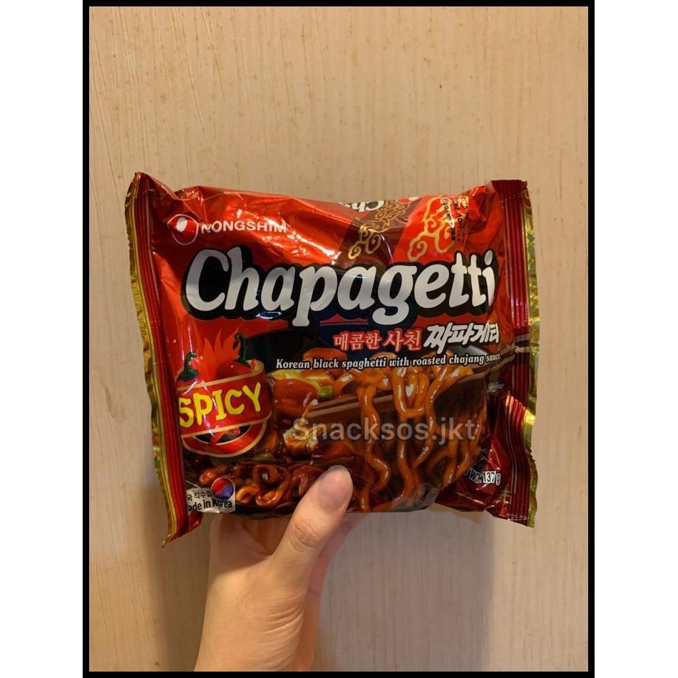 

Chapagetti Spicy Parasite - Korean Black Spaghetti Roasted Jjajang