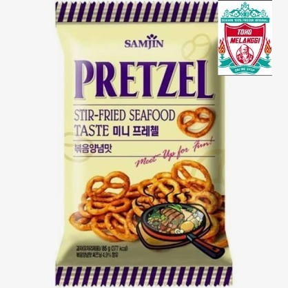 

Samjin Snack Biskuit Korea Pretzel Stir Fried Seafood Taste | Brezel