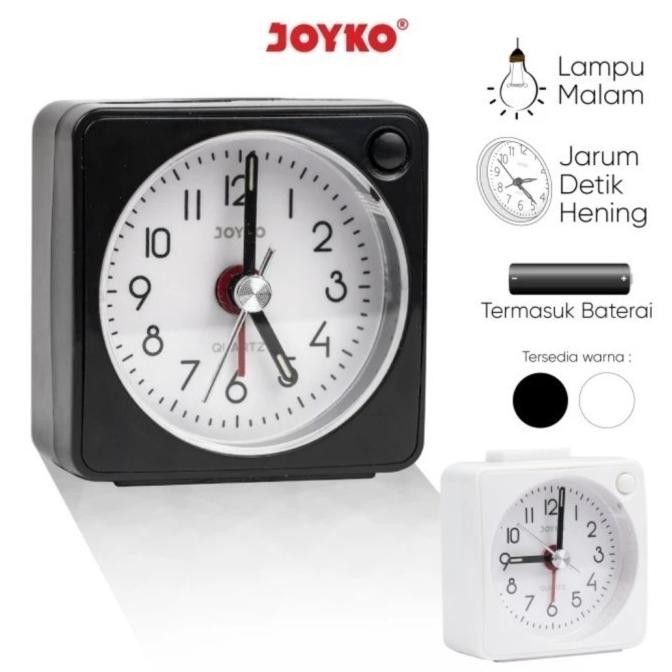 

Jam Beker / Weker Dering Joyko ALCL 604 Alarm Clock & Lampu Malam GM