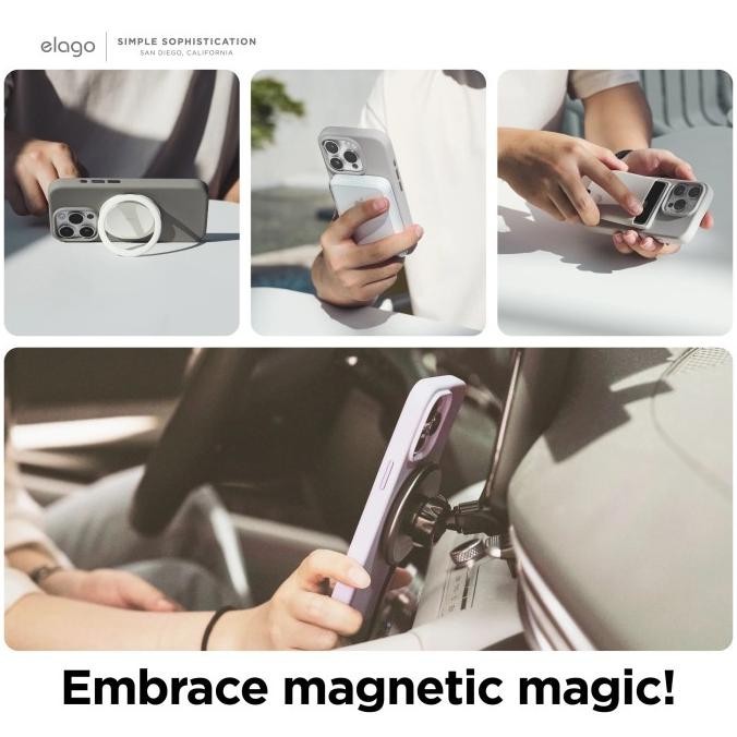 Terbaru Elago Magsafe Premium Liquid Silicone Case Iphone 15 Pro Max Casing