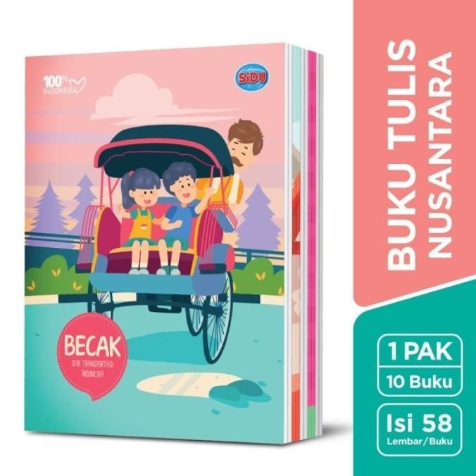 

SIDU Sinar Dunia Buku Tulis 58 Lembar PAK ISI 10 BUKU Murah Berkualita