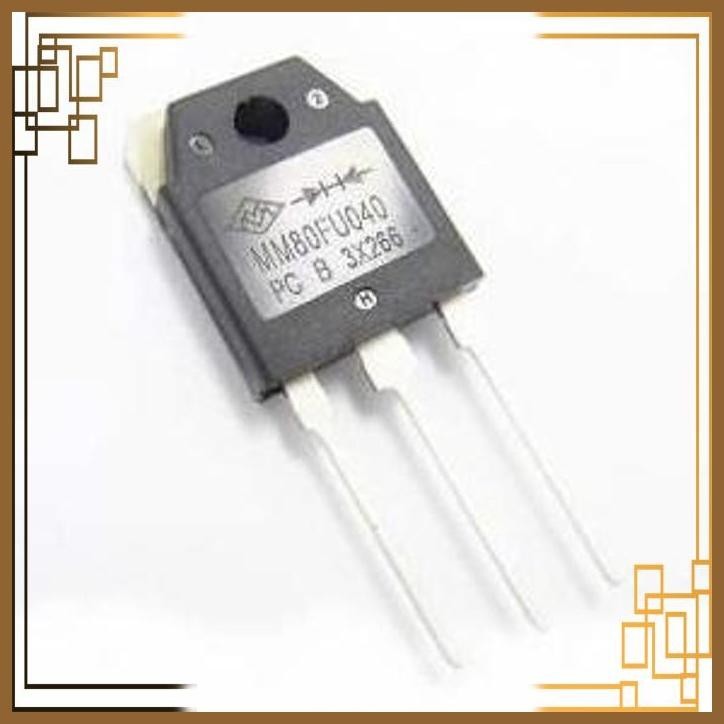 [SRE] MM80FU040 PC 80FU040 MUR 8040 DIODA 80A 400V TO-3P 80AMPER MUR8040