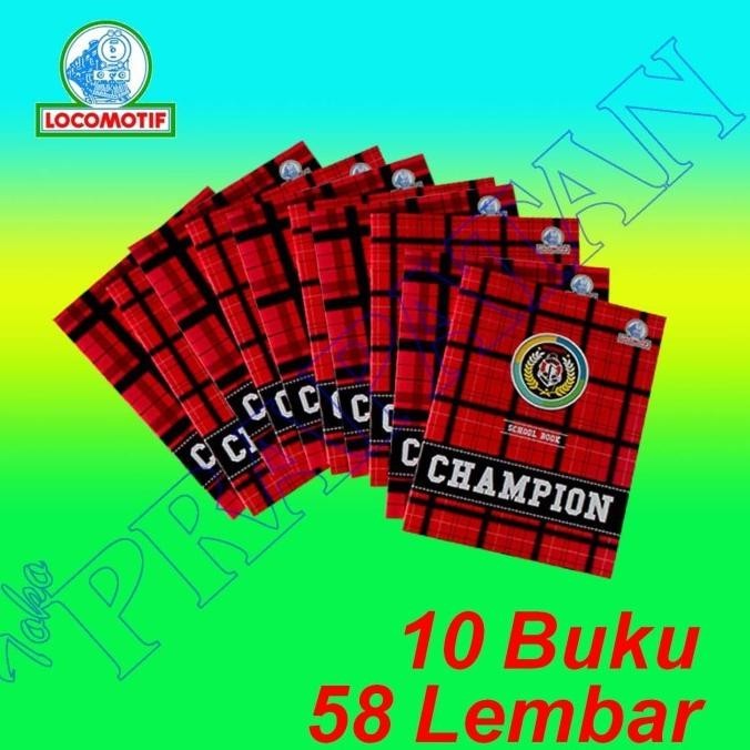 

Buku Tulis Locomotif 58 lembar (isi : 10 buku) / Notebook