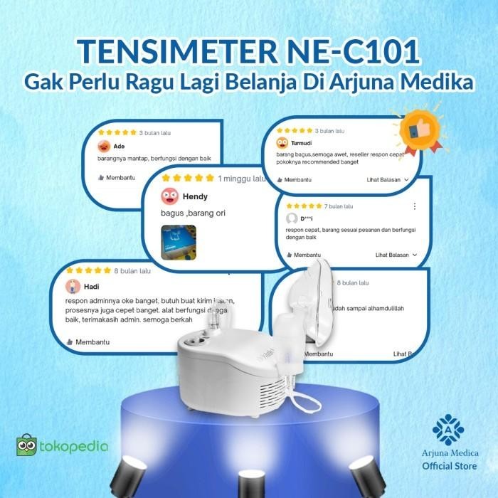 Omron Compressor Nebulizer NE - C101 | Nebu Alat Uap Anak Bayi Dewasa Original