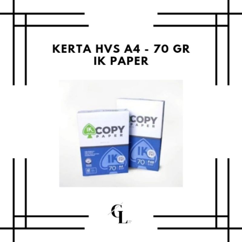 

Kerta HVS A4 70 gr IK Paper - Harga 1 Rim