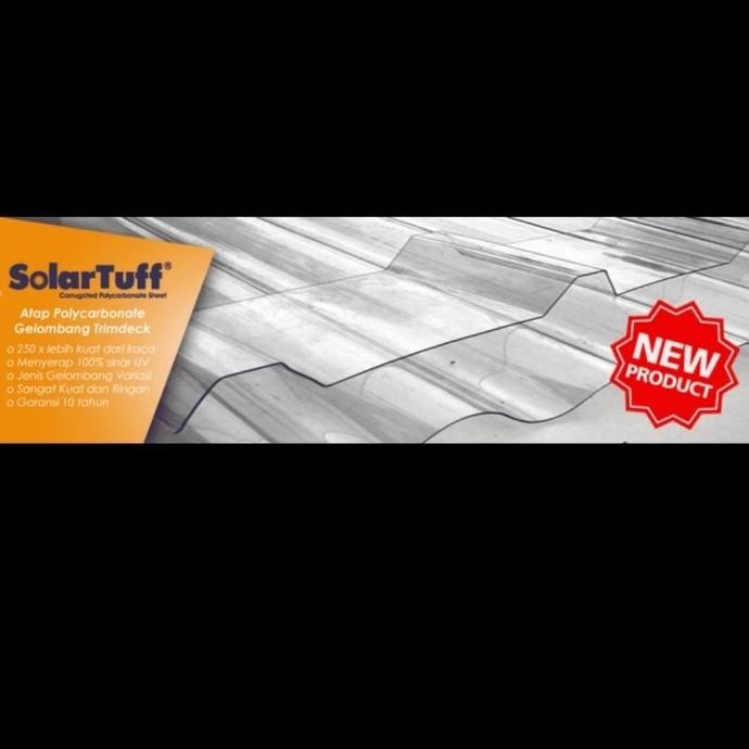 SOLARTUFF POLYCARBONATE GELOMBANG TRIMDECK