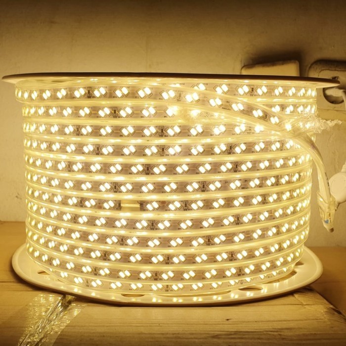 Lampu Led Strip Double Mata 1 Roll 100 Meter Lampu